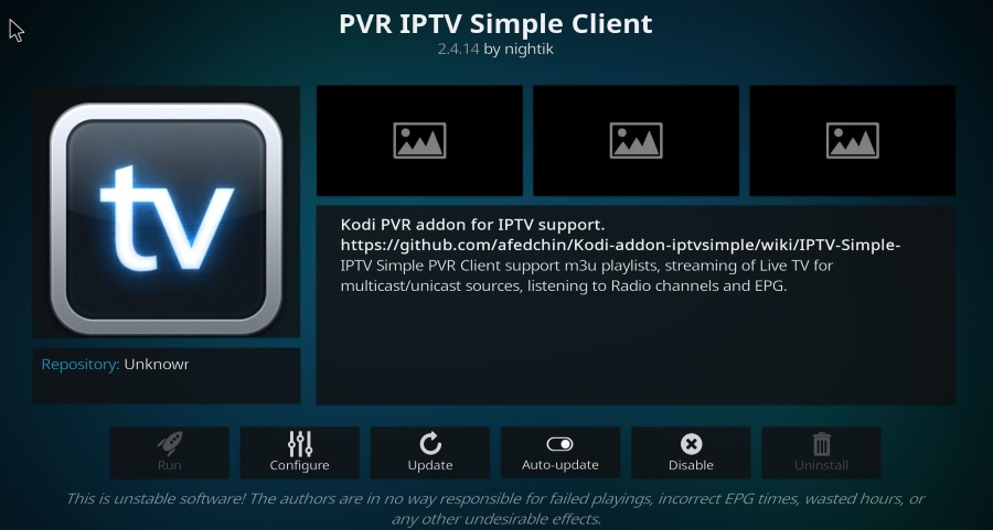 Come configurare un PVR in Kodi