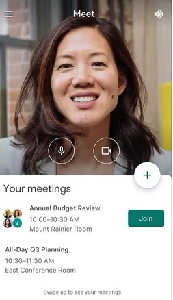 cara menampilkan tampilan kisi google meet di ipad
