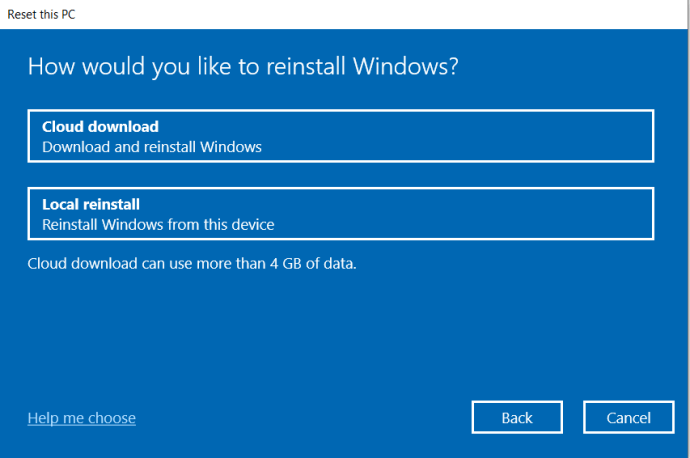 Подкана за възстановяване на Windows 2