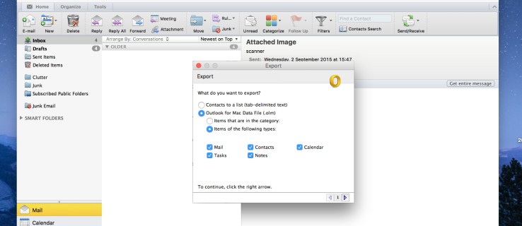 Как да запазите имейлите на Outlook на вашия твърд диск