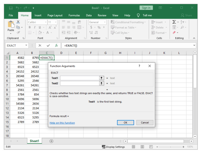 Excel Dua Sel Mengandungi Nilai Yang Sama