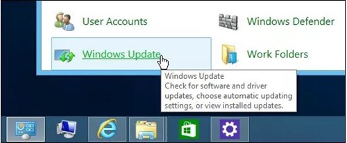 Контролен панел Windows Update