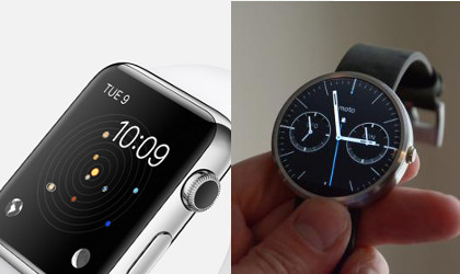 Apple Watch срещу Moto 360 - Дисплей