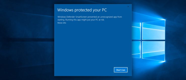 Windows Defender SmartScreen: วิธีจัดการกับคำเตือน 'Windows Protected Your PC'