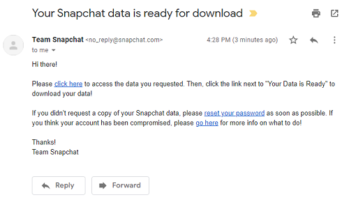 имейл на екип Snapchat