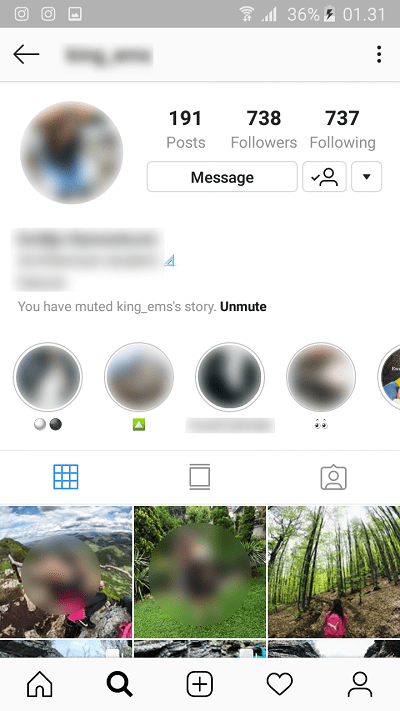 Как да включите историята на Instagram